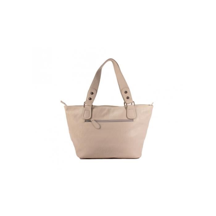 Sac Cabas - LE TEMPS DES CERISES - LOOP 9 - Mastic - Fermeture zippée - Format A4