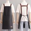 1 шт. Унисекс Регулируемый Тонкий Фартук из Смеси Полиэстера - Однотонный Простой Дизайн, 4 Цвета, Всесезонный Кухонный и Обеденный Фартук для Приготовления, Выпечки, Сервировки
