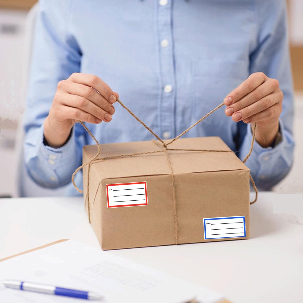 50/100/240 Sheets To from Return Address Mailing Labels Blank Mail Shipping Labels for Package Mailing Boxes Envelopes