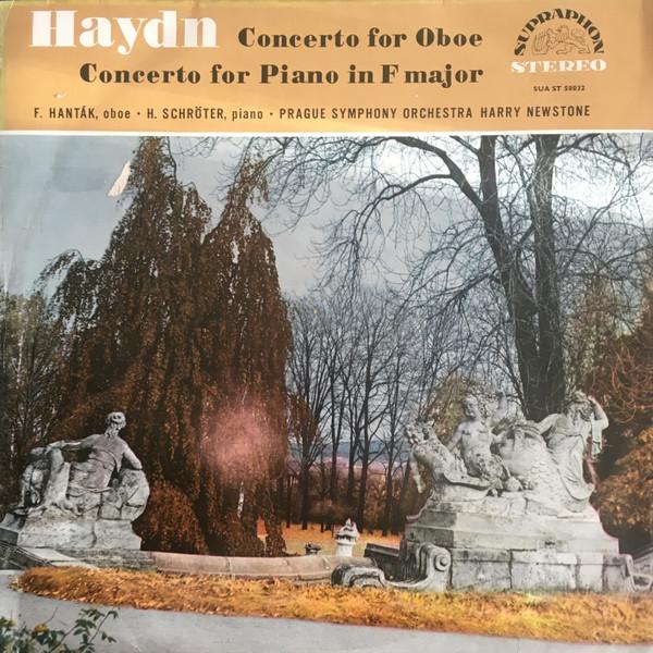 Грампластинка JOSEPH HAYDN FRANTIEK HANTK HEI Концерт для гобоя Концерт для фортепиано SUAST50032 Supraphon 1962 Чехословакия Классика Б/У