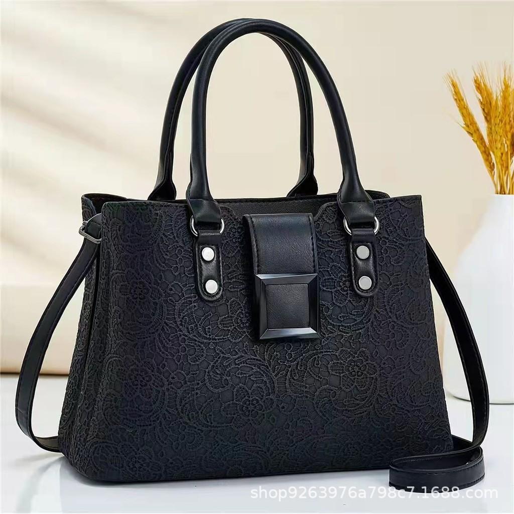Stylish And Spacious Pu Tote Bag For Women With Versatile Colors And Retro Design