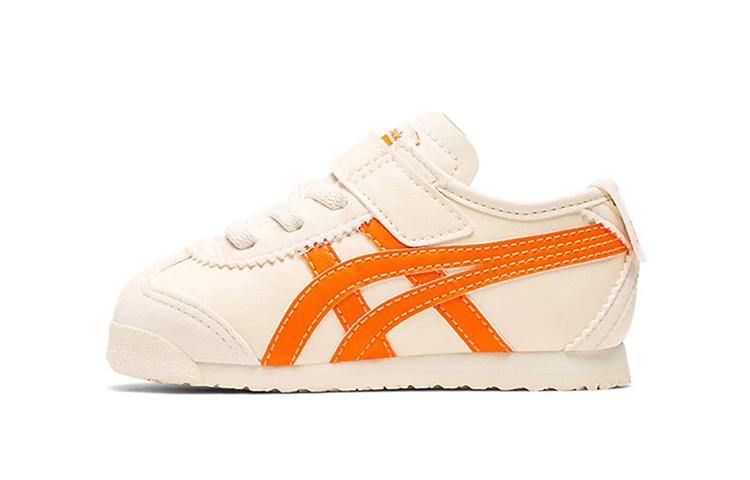 Onitsuka Tiger MEXICO 66 Slip Resistant Slip Resistant Low top Sports Casual Shoes Orange White Infant And Toddler 1184A034-103