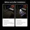 ZPU1  2Pcs Led Car Door Welcome Light Logo Projector For Mercedes Benz A-Class Hatch W168 W169 W176 W177 W177 A210 A180 Car Keychain
