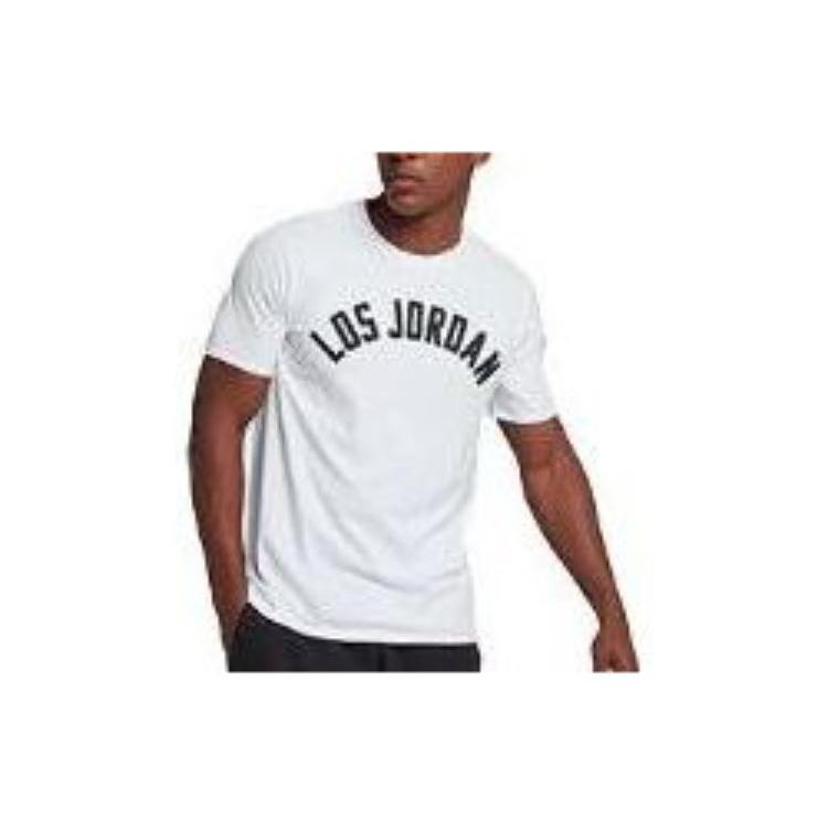 Air Jordan Los Logo T-Shirt 'Black' Men's 913022-100