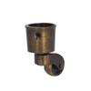 Stable Round Cup Caster Silent Wear Resistant Antique Caster Matte Brushed Furniture Wheel Dia Swivel for Storage Boxes