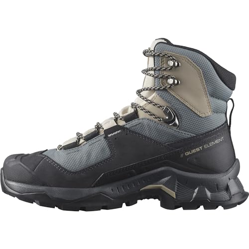 Женские ботинки для хайкинга/треккинга Salomon QUEST ELEMENT GORE-TEX, Размер L41457400, 22,5 см, EBONY/RAINY DAY/STORMY WEATHER