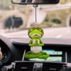 Green Frog Decorative Cartoon Series Christmas Tree Pendant Acrylic Car Interior Rearview Mirror Pendant