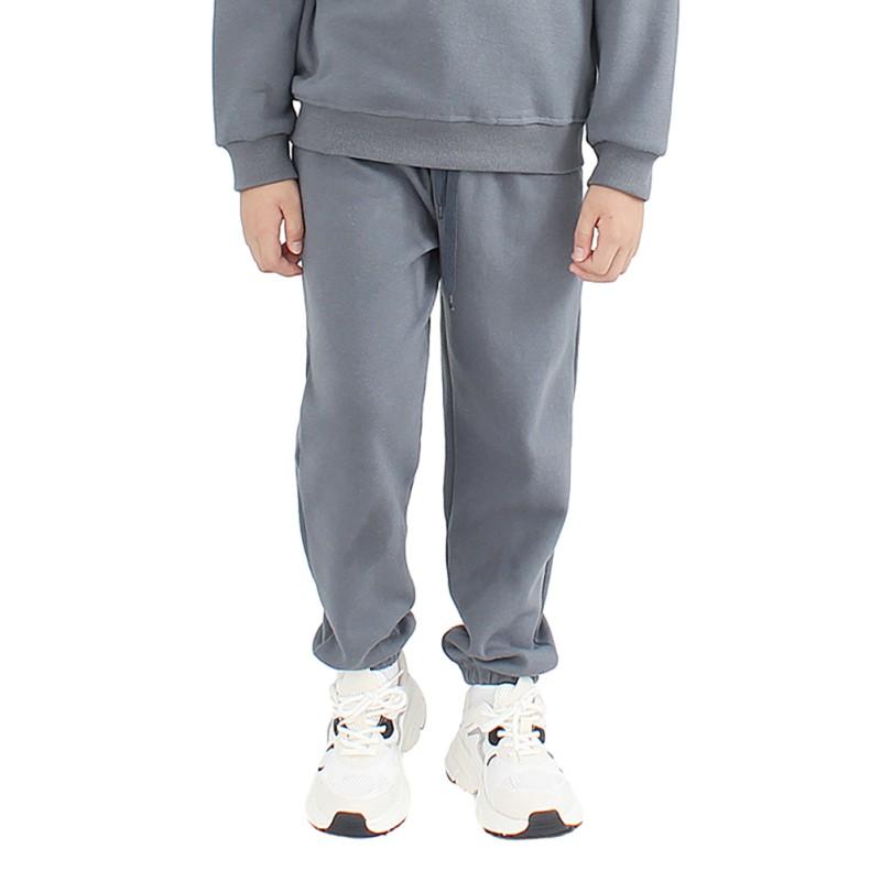 Детские повседневные спортивные штаны для мальчиков, однотонные свободные спортивные брюки с завязками