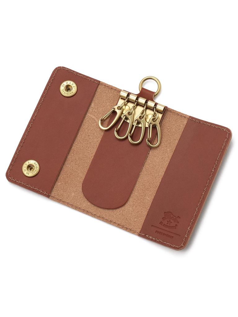 Key Case F Red Brown [Il Bisonte] 54_1_54222304190