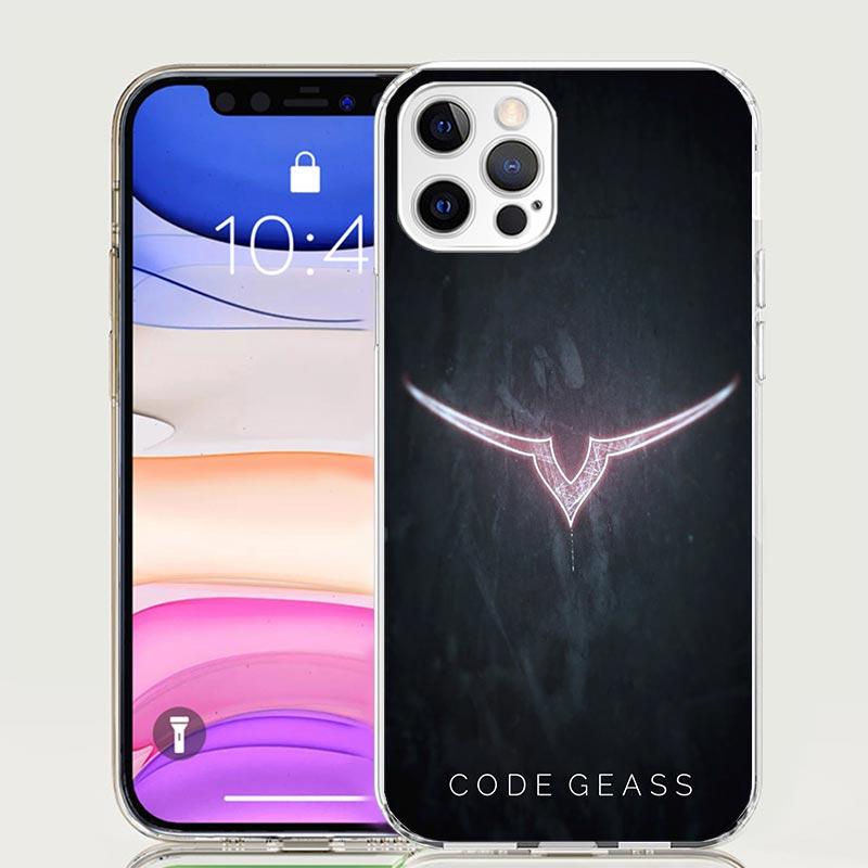Чехол для телефона с аниме Code Geass Для iPhone 17 Air 16 15 Plus 11 14 Pro Max 13 Mini 12 7 8 + SE Узор Арт Индивидуальный Чехол 17 Air 1