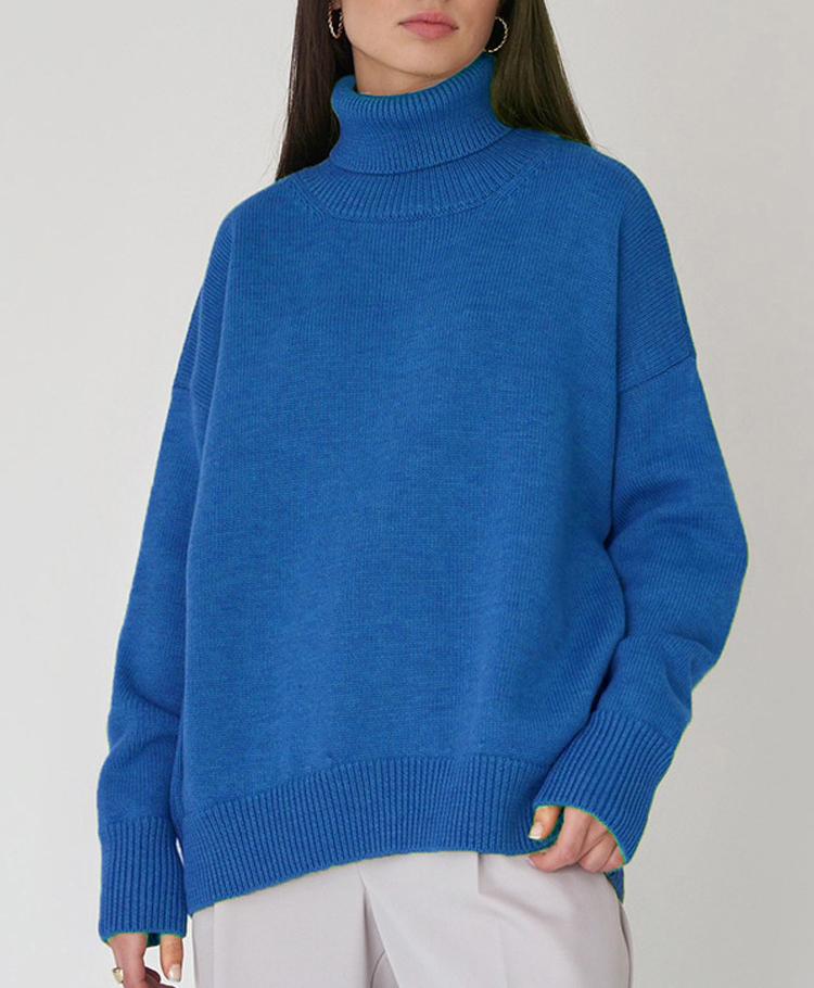 Женский свитер оверсайз, зеленый винтажный пуловер, джемпер, женский зимний толстый теплый вязаный свитер, мягкая белая водолазка для женщин