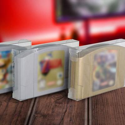 10 шт. Аксессуары Хранение игровых карт Для SNES Защитный чехол Кейс для игровых карт Защитный дисплей для картриджей Для N64