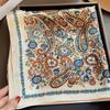 100% Natural Real Silk Scarf Women Print Bandana Square Scarves Wrap Kerchief Mulberry Luxury Summer Beach High Quality Hijab