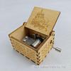 Hand-Cranked Wooden Music Box Festival Gift for Friends