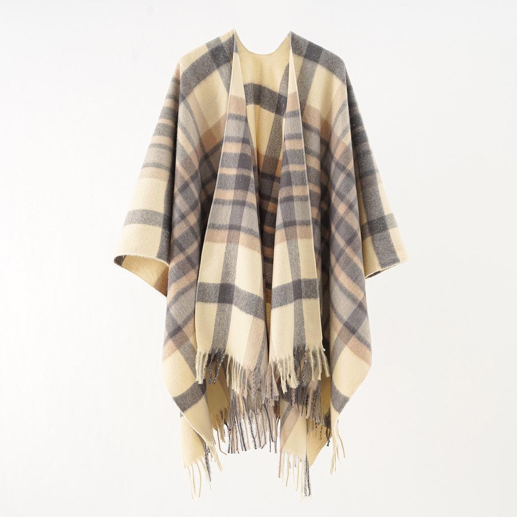 Autumn And Winter Warm Scarves, Shawls, Classic Plaid Straps, Cardigans, And Warm Blankets For External Use