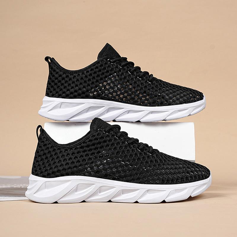 Женская кожаная танцевальная обувь на мягкой подошве, средняя верхняя танцевальная обувь для практики, танцевальная обувь для джаза, сетчатые кроссовки для танцев