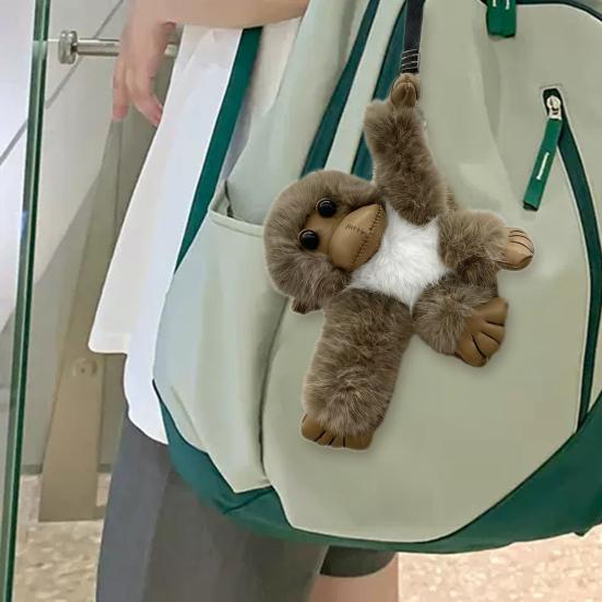 Кукла Обезьяна Плюшевая Игрушка Мягкая Уютная Трехмерная Счастливая Обезьяна с Длинными Руками