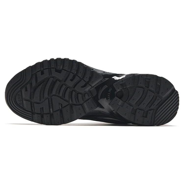 Anta Millennium Quail Feather Non-Slip Wear-Resistant Low-Top Dad Shoes Women Sneakers Black 122338899-1