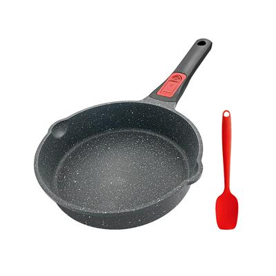 RANXINGST Frying IH Съемная сковорода с тефлоновым силиконовым покрытием PFOA PFOS Черная сковорода, 20 см, антипригарное покрытие, совместимая, ручка, носик, с покрытием, в комплекте, бесплатно,