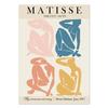 Abstract Matisse Line Face Coral Leaves Wall Art Canvas Painting Nordic Posters Prints Wall Pictures For Living Room Home Decor