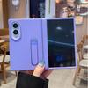 Чехлы для Z Fold8 Невидимая подставка Чехол из ПУ кожи для Samsung Galaxy Z Fold 8 Широкий Встроенная защитная пленка для экрана Защитная крышка для шарнира