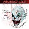 Themed Party Horror Mask Full Head Latex Costume Face Cover With Performer Styling for Seasonal Cosplay Looks and Character Wear Use