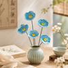3pcs Garden Decoration Bee Butterfly Water Dispenser Colorful Artificial Flower  Office