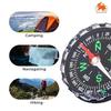 45 мм большой циферблат высокой точности водонепроницаемый военный компас подходит для кемпинга походов, скалолазания, путешествий