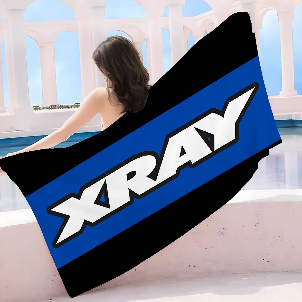 X-XRAY Racing-CarS Микрофибровое одеяло Быстросохнущие пляжные полотенца Большой размер Печать Супервпитывающее Полотенце-одеяло для бассейна