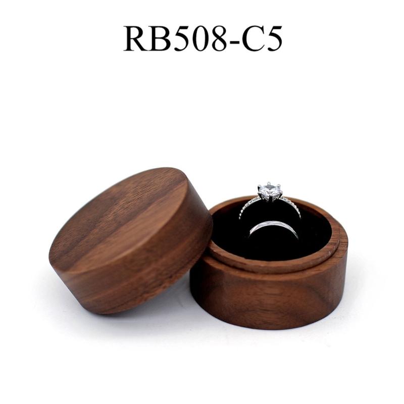 Rings Display Box Wood Rings Storage Case Jewellery Organiser Storage Chest For Engagement Proposal Jewelry Display