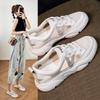 Comfort Summer Sandals Women Sneakers Mesh Casual Platform Trainers Shoes Flat Heels Shoes Female Cutout Casual Slippers