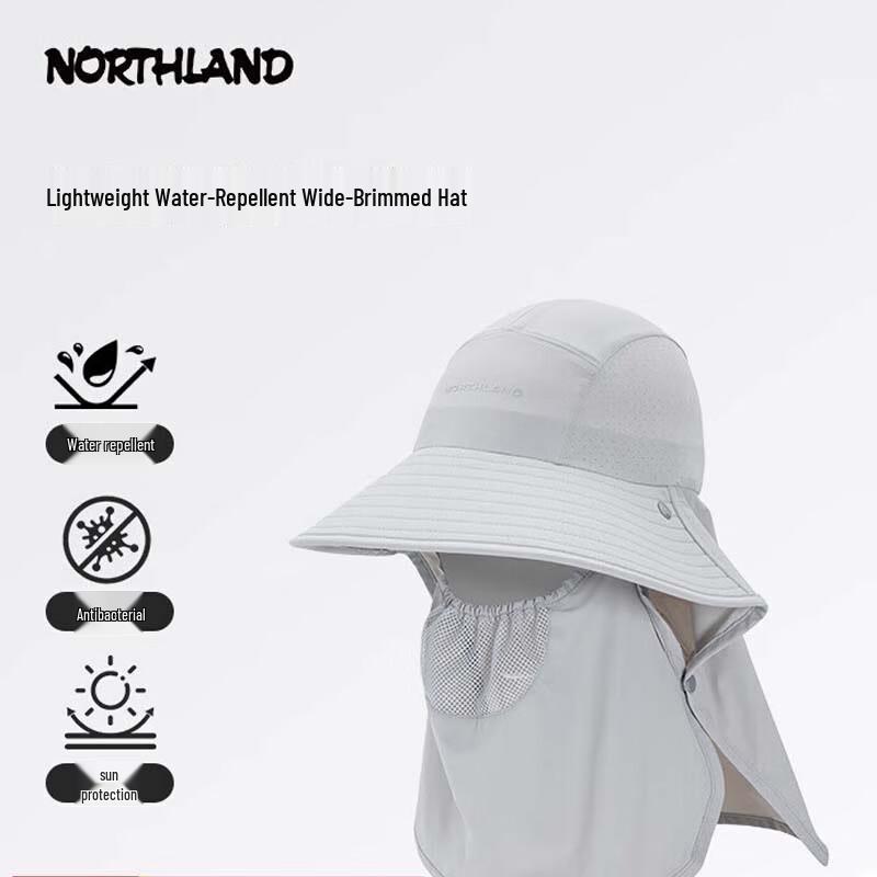 Northland Походная шляпа с широкими полями, водоотталкивающая, защита от солнца