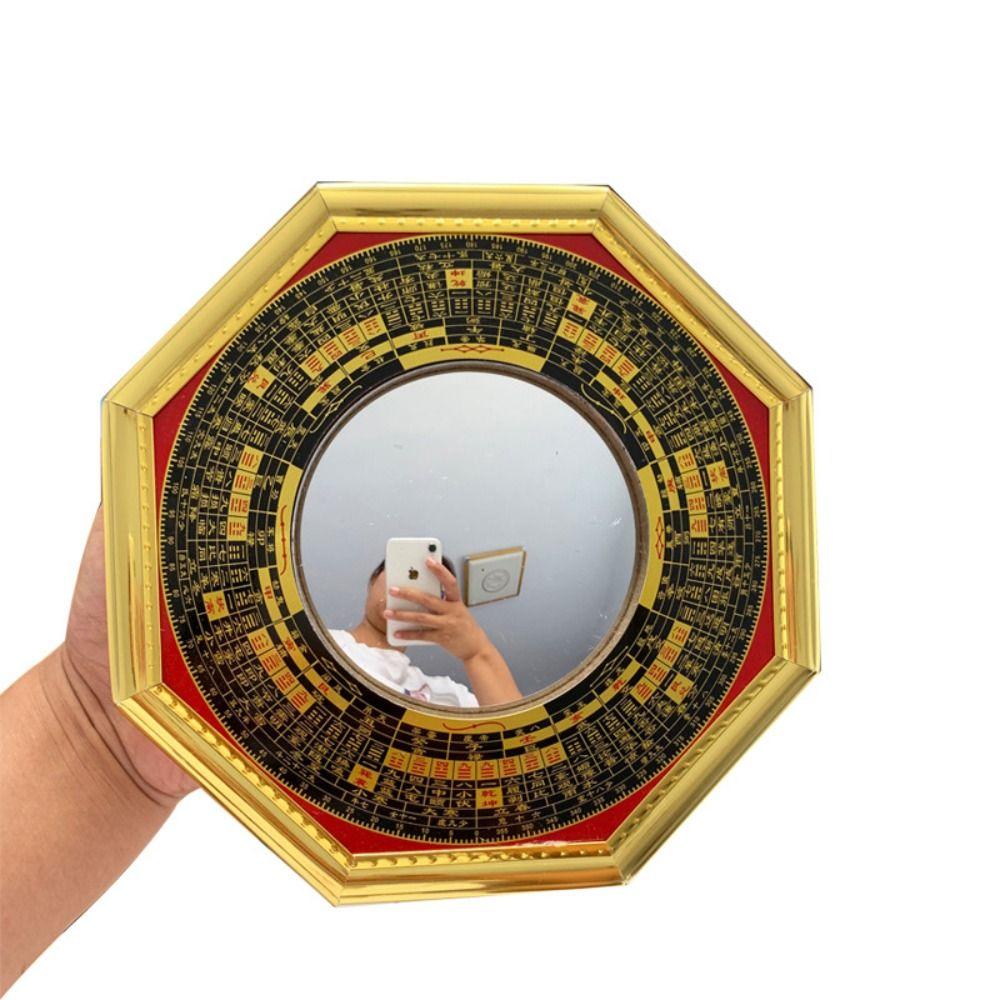 Металлическая рама восьмиугольные зеркала 13см 17.5см 20.5см восемь диаграмм зеркало фэншуй городской дом