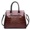 Модные женские сумки с крокодиловым узором, роскошные женские сумки, дизайнерская большая сумка, брендовые кожаные сумки через плечо для женщин