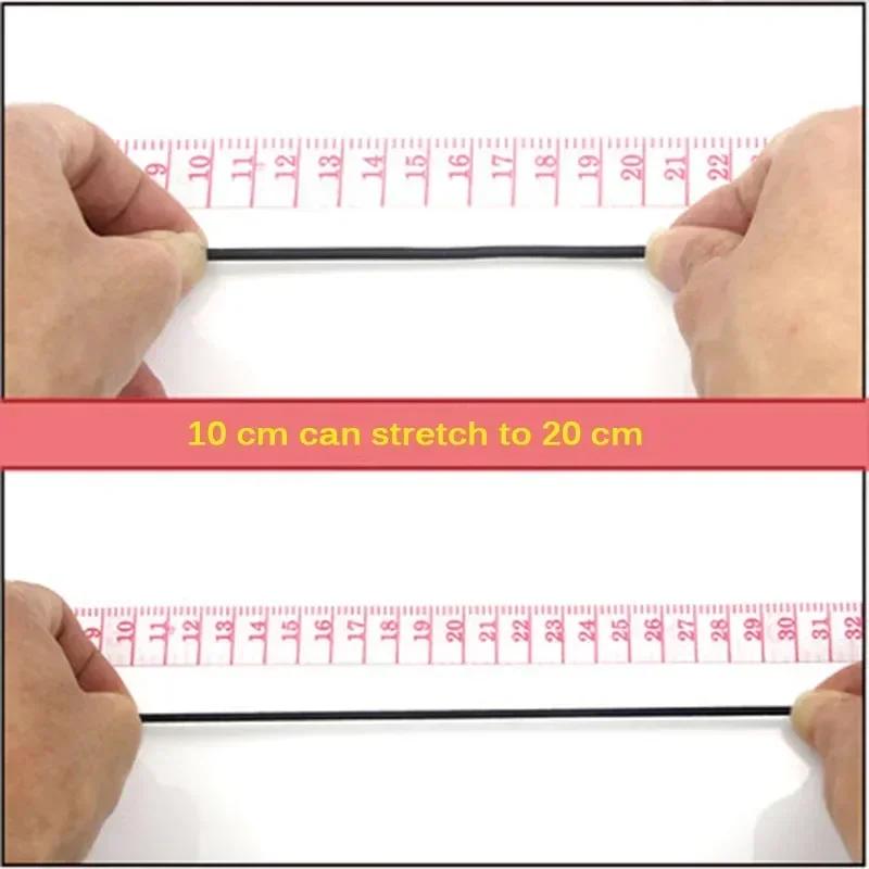 Эластичные резиновые резинки веревка швейные принадлежности DIY эластичная круглая одежда резинка материал принадлежности для одежды ремесла ленты