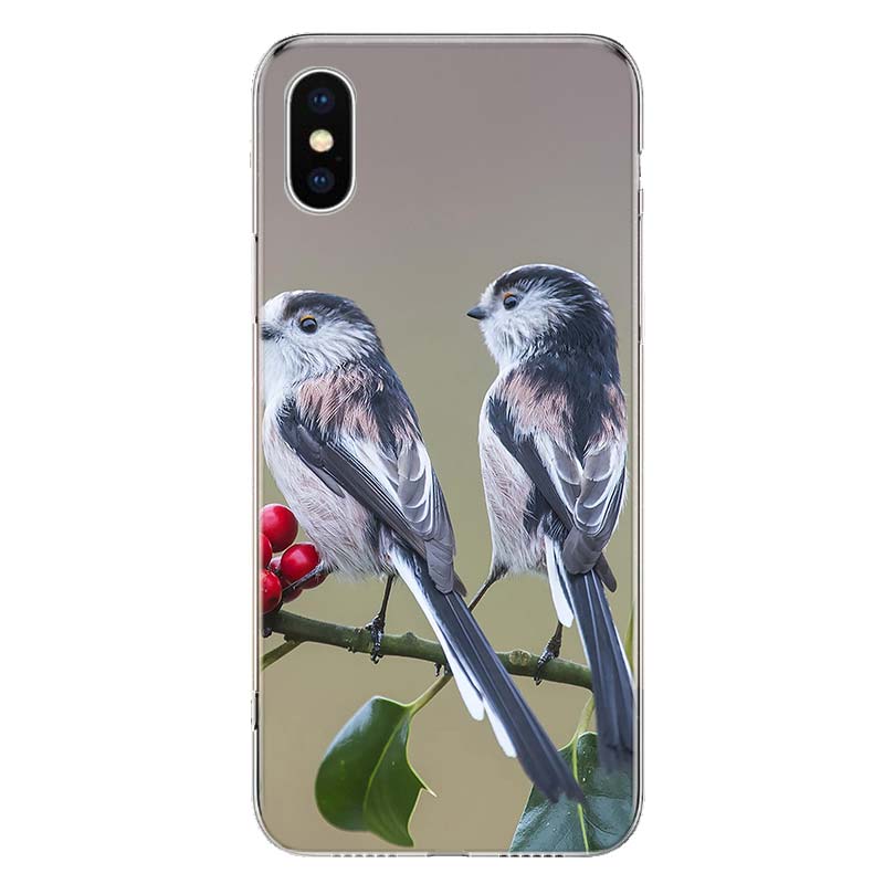 Чехол для телефона «Сорока с птицей» для Apple iPhone 11 12 13 14 Pro 7 XR X XS Max 6 6S 8 Plus + Mini 5 SE, мягкий чехол с принтом