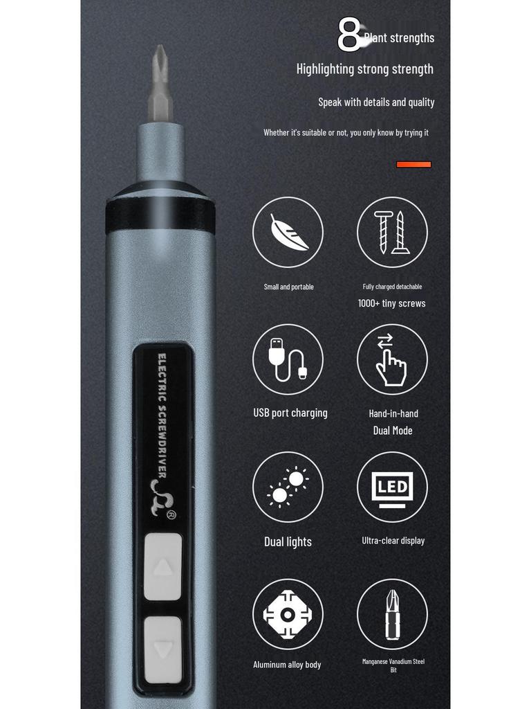 126-in-1 Precision Electric Screwdriver Set – Rechargeable Handheld Tool for Digital Repairs