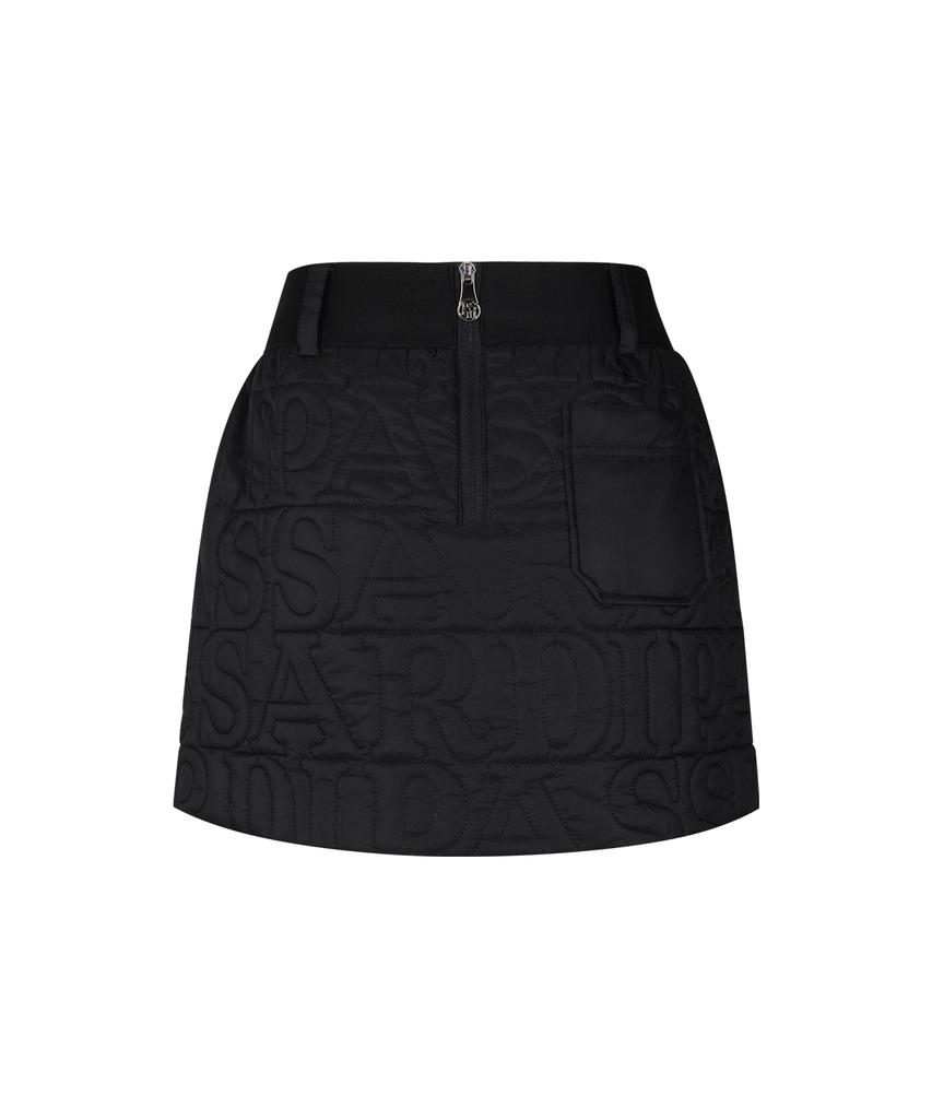 Pasadigolpeu Logo Quilted Skirt