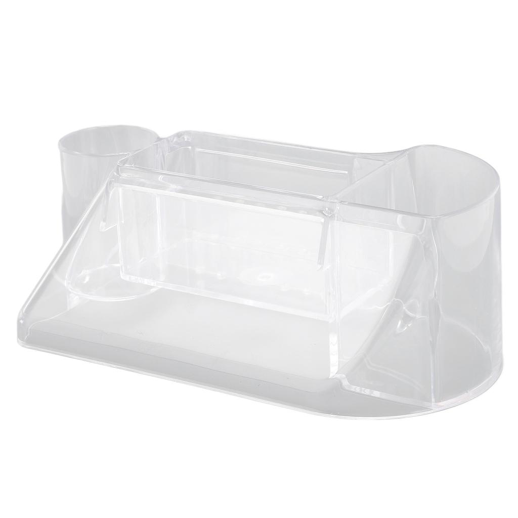 Nail Drill Holder Nail Drill Machine Bits Manicure Tools Storage Box Transparent Multifunctional Professional Nail