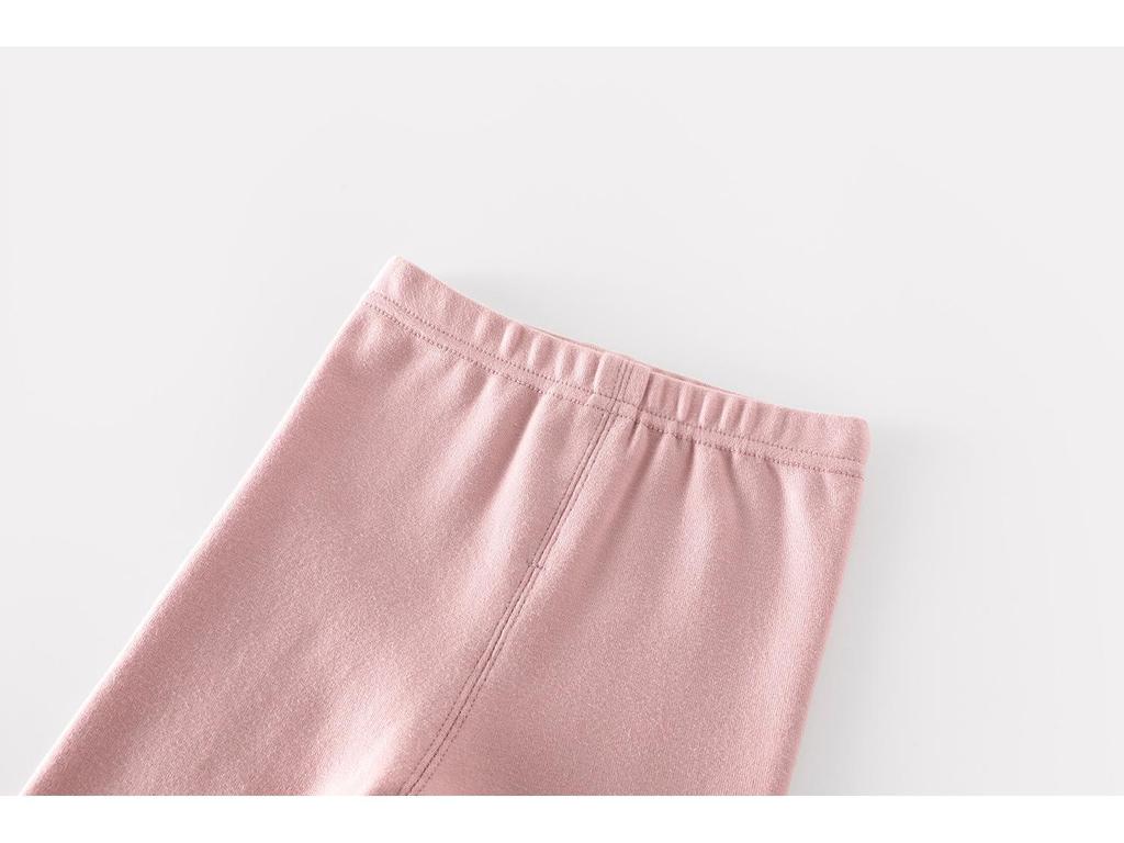 Осень 2025 Леггинсы для девочек: Цветочная аппликация, кружевная отделка, однотонная для младенцев и детей