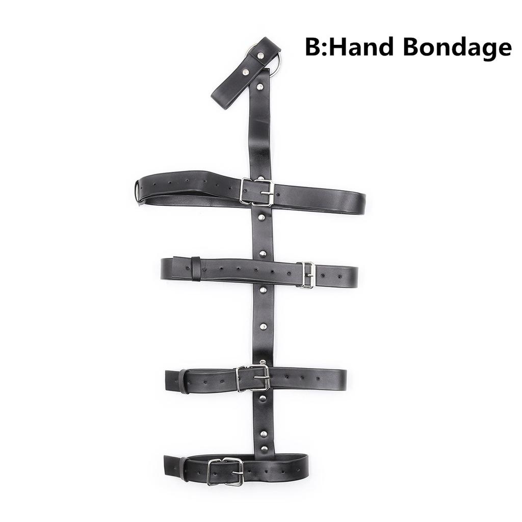 Женские фиксаторы тела Наборы секс-игрушек Женские наручники Портупея Игрушки для фетиша для взрослых пар SM Рабство Бондаж Набор Стимулятор влагалища