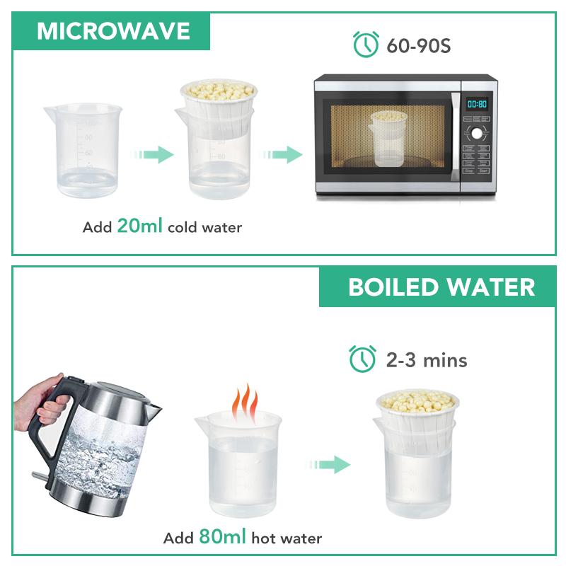 Wax beanPortable Painless Nose Wax Kit For Men & Women Nose Hair Removal Wax Set Paper-Free Nose Hair Wax Beans Cleaning Wax Kit