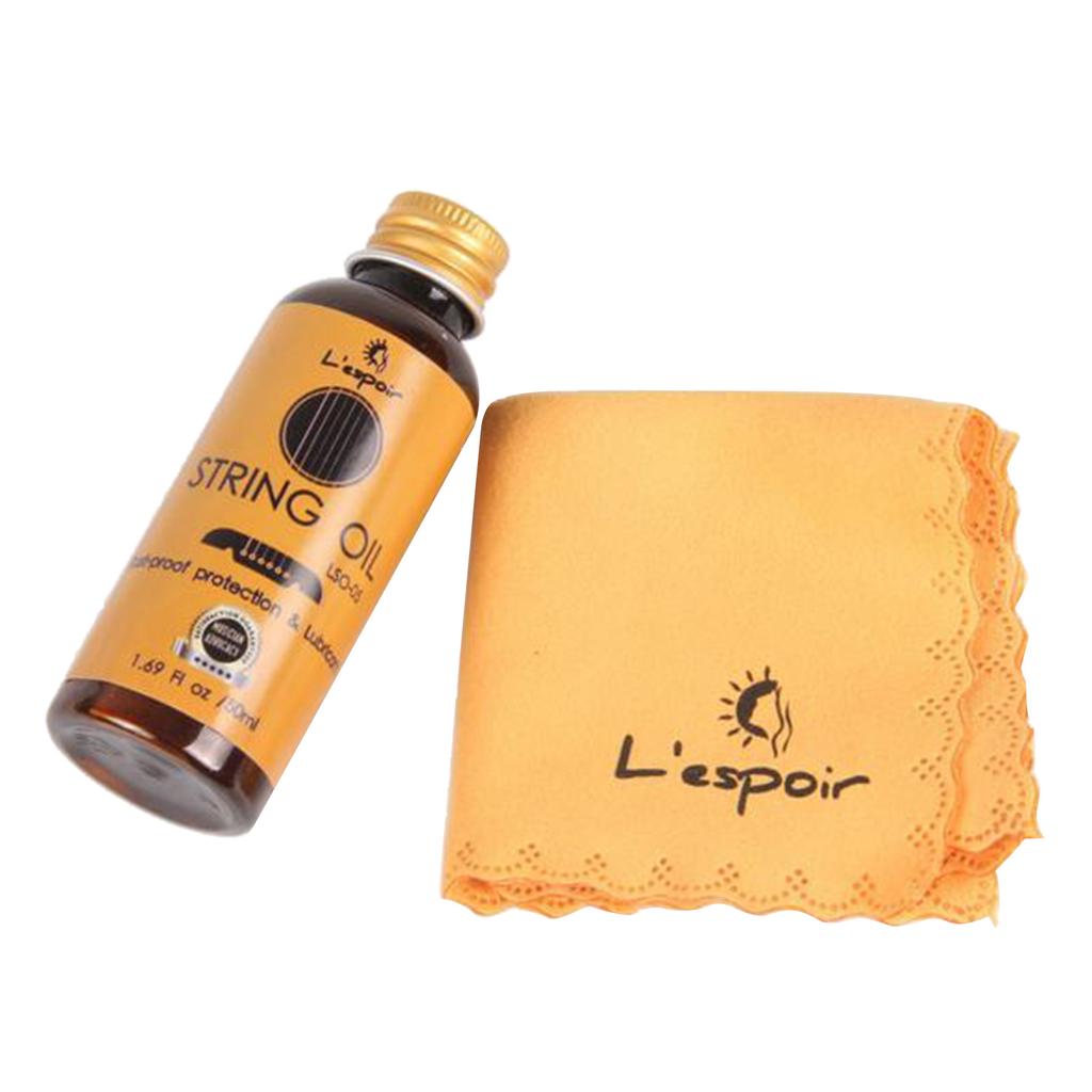 Practical Fingerboard Lemon Oil Guitar String Oil Guitar Rosy Fingerboard Nursing Oil for Guitar Bass Ukulele Strings