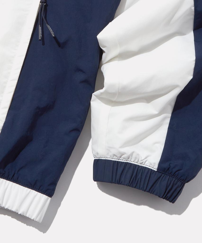 Reebok Спортивная стеганая куртка Colorblock - Темно-синяя