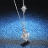 Single 0.3 CT Total 1.2CT Moissanite Pendant Necklace Luxury Fashion Women Necklace 925 Sterling Silver Custom Jewelry