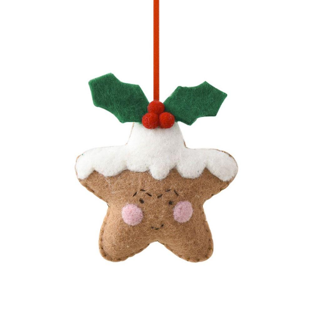 Felt Christmas Hanging Pendant Multicolor Christmas Tree Decoration Drop Ornament Home Decoration