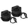 2Pcs PVC Hex Drain Valve Replacement for Yacht Inflatable Fishing Boat Kayak Canoe