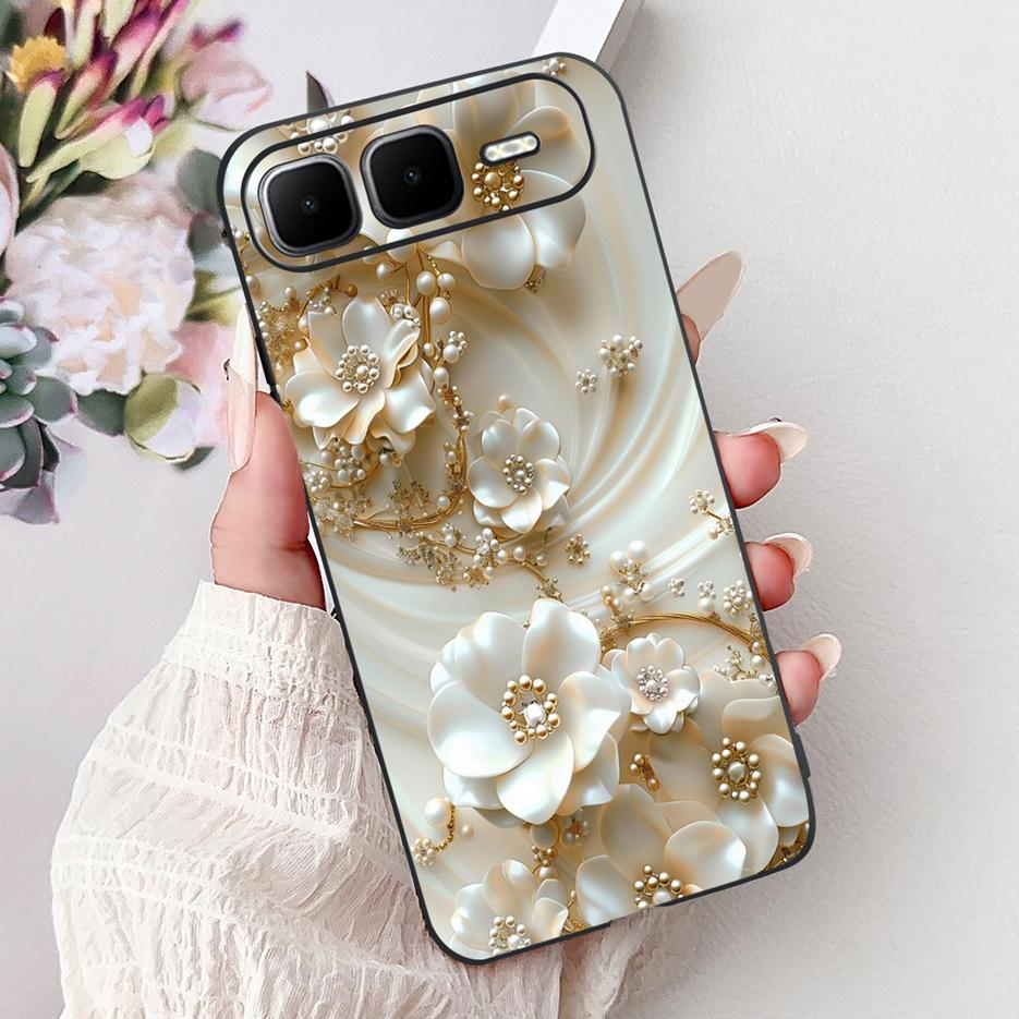 For Infinix Smart 10 Plus Case X6725B Stylish Butterfly Painted Cover Soft Silicone Case For Infinix Smart 10 Smart10 X6725 Bags