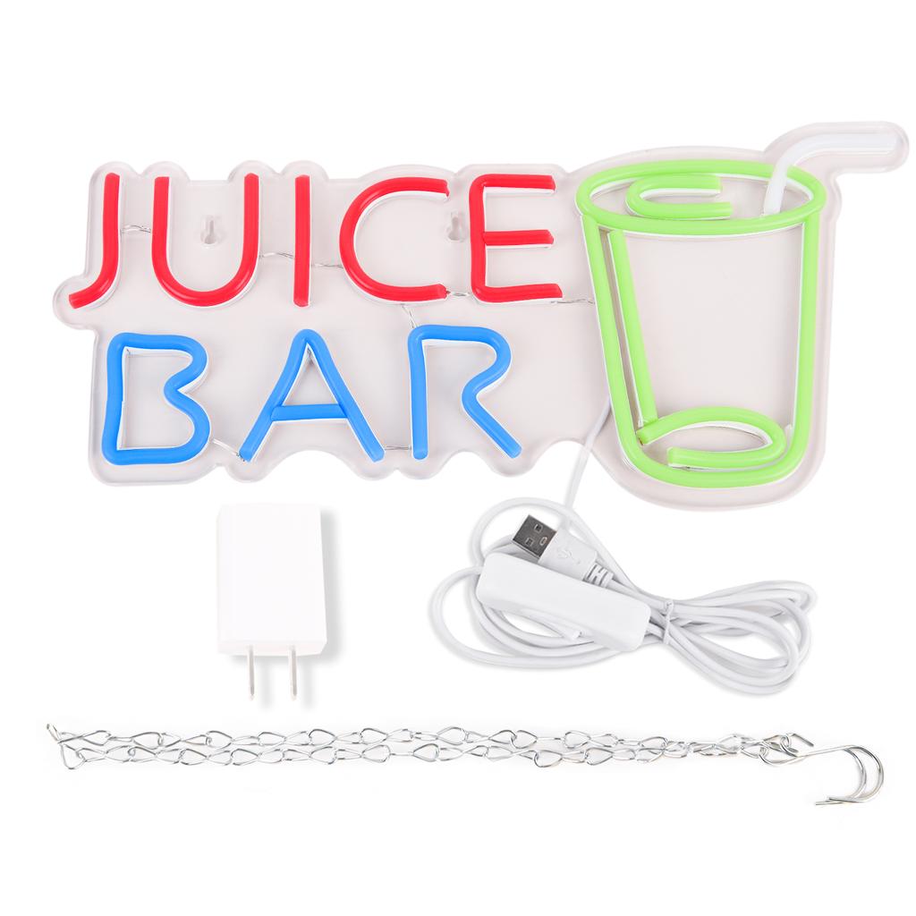 Неоновые вывески для бара Juice Bar, декор стен, неоновая вывеска для бара, светящаяся вывеска для пива, неоновая вывеска для бара Juice Bar, декор для паба, спальни, вечеринки