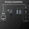 Xiaomi OTG 2 IN 1 Elbow Type USB C to 3.5mm Jack AUX Audio Headphone Adapter Fast Charger 60W for Samsung IPhone15 Huawei Xiaomi Tablet